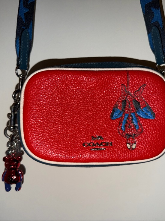 Coach Handbags - Coach Red and Blue Spider-Man Leather Crossbody